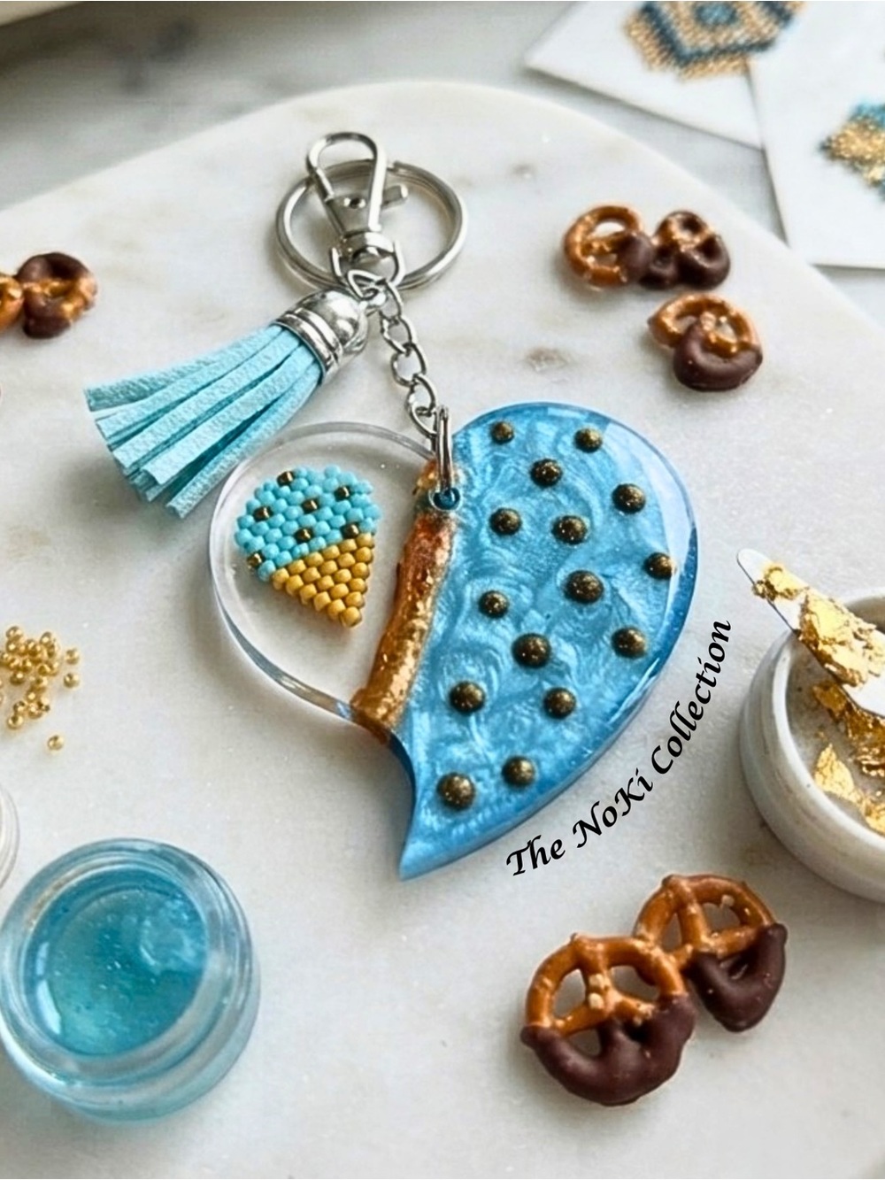Sweet Treats Heart Keychain